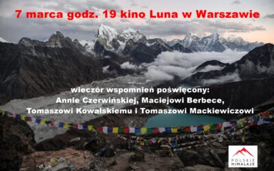 WIECZÓR WSPOMNIEŃ POŚWIĘCONY ANNIE CZERWIŃSKIEJ, MACIEJOWI BERBECE, TOMASZOWI KOWALSKIEMU i TOMASZOWI MACKIEWICZOWI